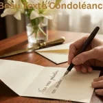Beau Texte Condoléances