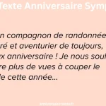 Texte Anniversaire Sympa