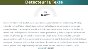 Les Avantages des Outils de Détection de Texte IA
