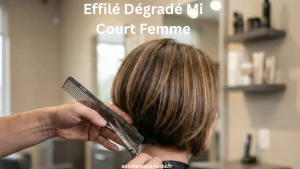 Qu’est-ce qu’un Effilé Dégradé Mi Court Femme 