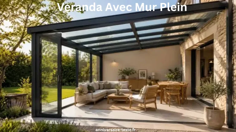 Veranda Avec Mur Plein
